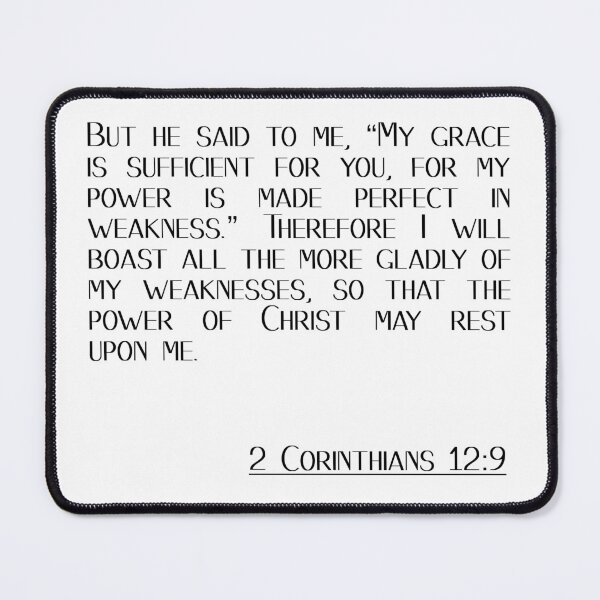 Item preview, 2 Corinthians 12:9 designed and sold by IsraWiss.