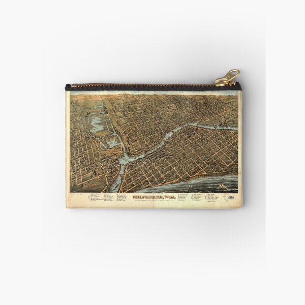 Item preview, Aerial View of Milwaukee, Wisconsin (1872) designed and sold by allhistory.