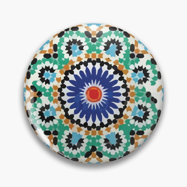 Item preview, Colorful Abstract Moroccan zalij designed and sold by CodeSensei.