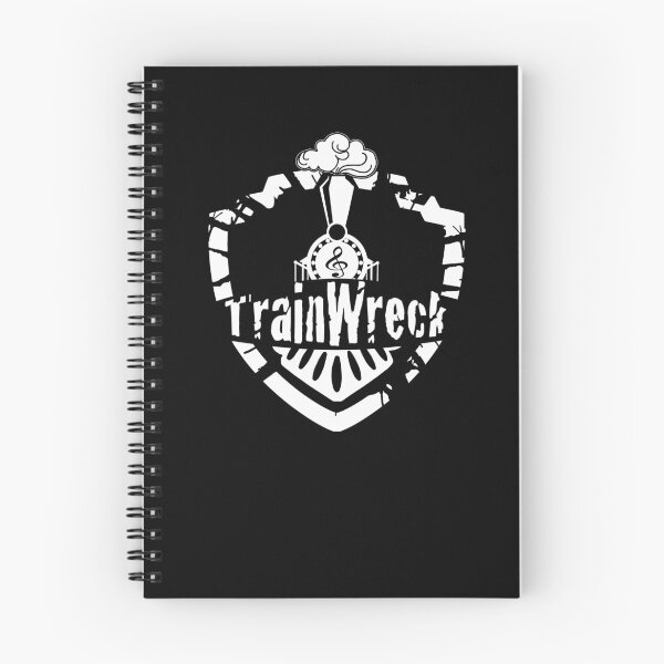 Item preview, TrainWreck Full Logo White on Black designed and sold by JazMac.