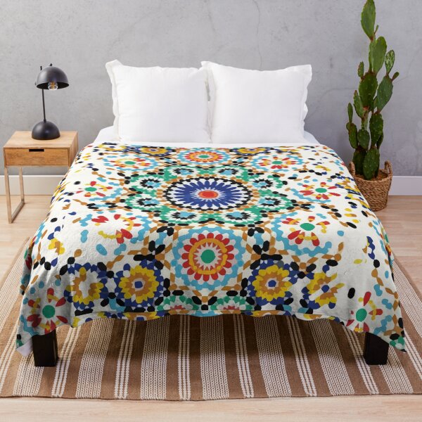 Item preview, Colorful Abstract Moroccan zalij designed and sold by CodeSensei.