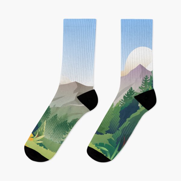 Item preview, Gradient mountain landscape designed and sold by klimov0101.