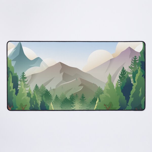 Item preview, Gradient mountain landscape designed and sold by klimov0101.