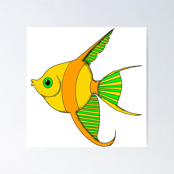 Artikelvorschau, Sonniger Kaiserfisch entworfen und verkauft von MoiraEngel.