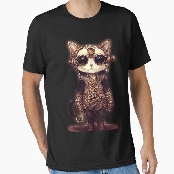 Item preview, Steampunk Cat designed and sold by TheSamuraiCat.