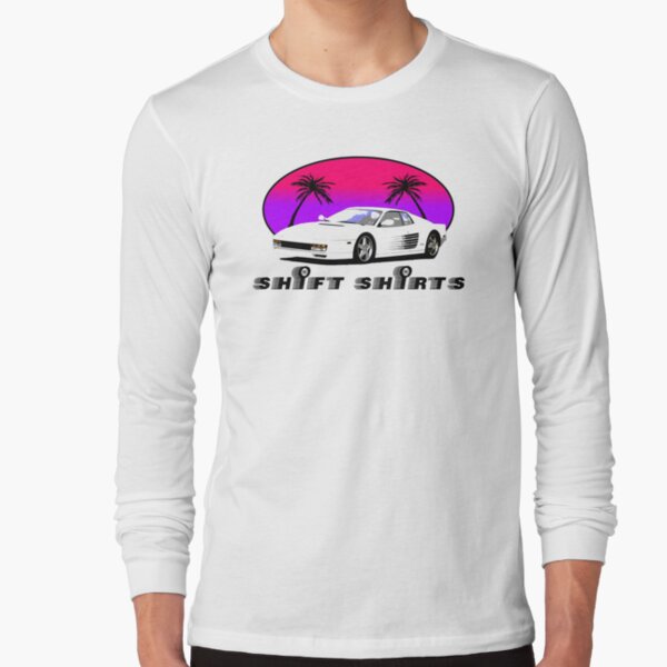 Vice - Ferrari Testarossa Inspired Long Sleeve T-Shirt