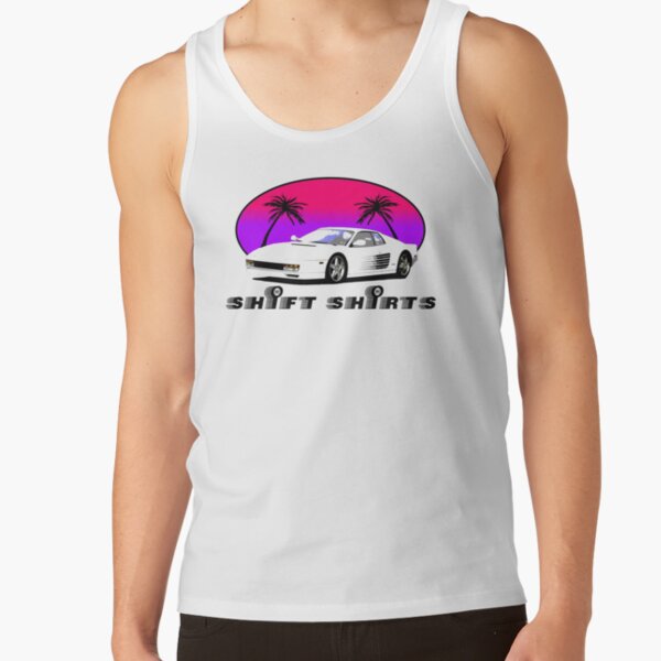 Vice - Ferrari Testarossa Inspired Tank Top