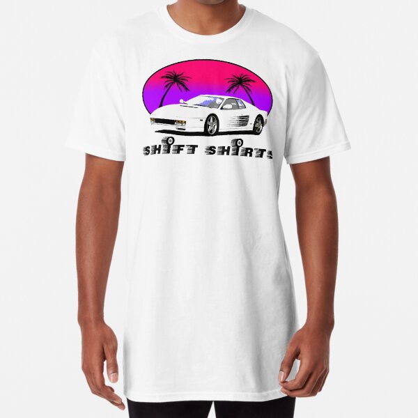 Vice - Ferrari Testarossa Inspired Long T-Shirt