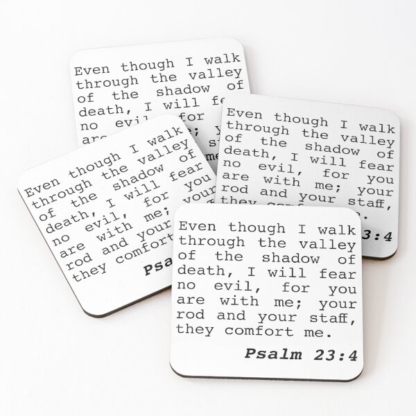 Item preview, Psalm 23:4 designed and sold by IsraWiss.
