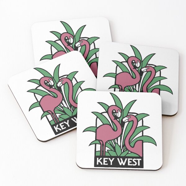 Item preview, Key West Flamingos designed and sold by Decal Mania.
