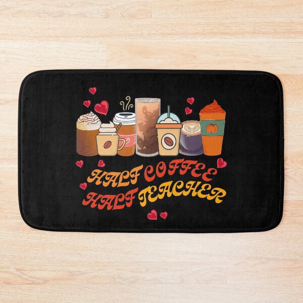 Item preview, Half Coffee Half Teacher designed and sold by ImaginedCo.