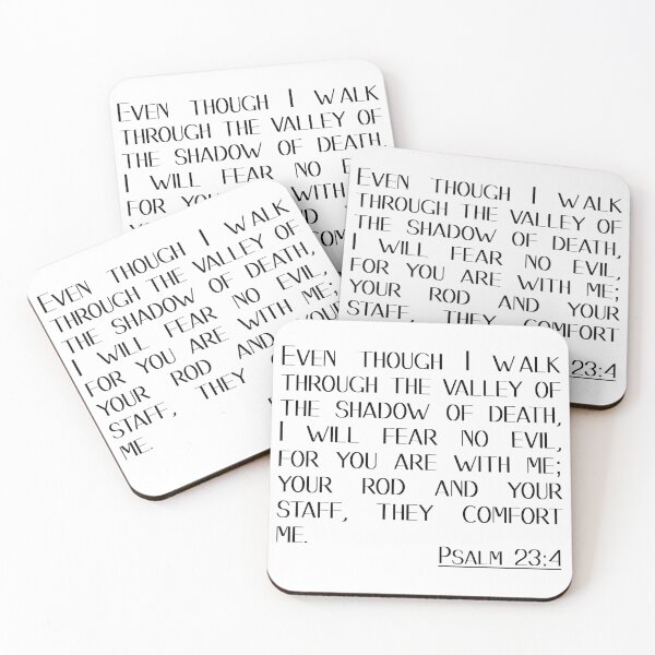 Item preview, Psalm 23:4 designed and sold by IsraWiss.