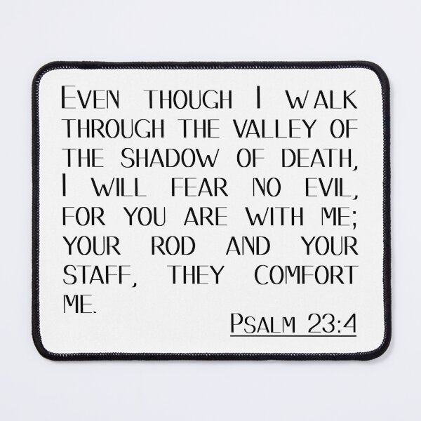 Item preview, Psalm 23:4 designed and sold by IsraWiss.