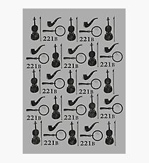 Sherlock Holmes Pattern Photographic Print