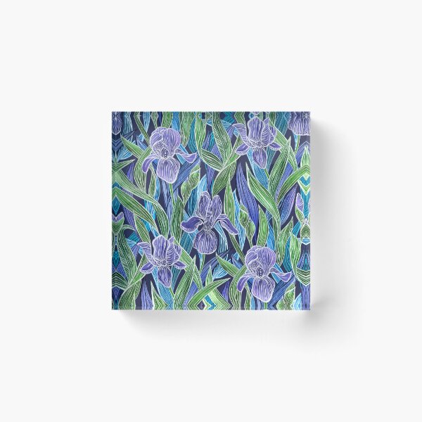 Item preview, Iridescent Irises designed and sold by micklyn.