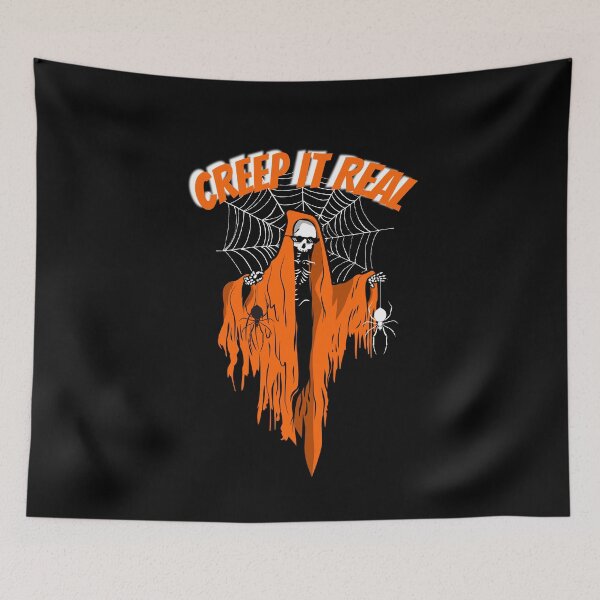 Item preview, Creep it Real Vintage Ghost Halloween  designed and sold by TheWorkoutLife ⭐⭐⭐⭐⭐.