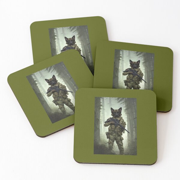 Item preview, German Shepherd Soldier designed and sold by DreamWonderGift.
