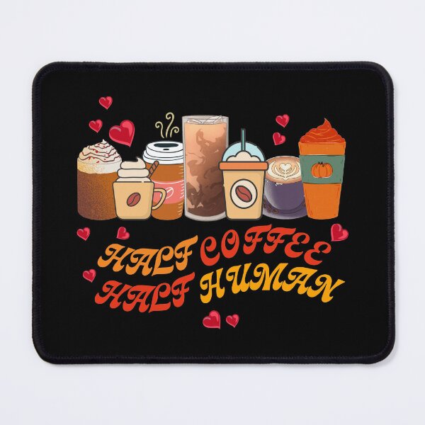 Item preview, Half Coffee Half Human designed and sold by ImaginedCo.