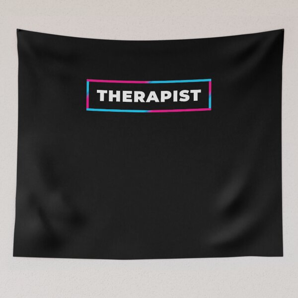 Item preview, Therapist retro gradient frame designed and sold by SVPOD.