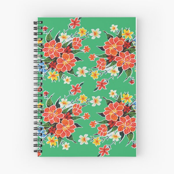 Item preview, Hibiscus flower mexican bouquet green oilcloth rosa mexicano tablecloth designed and sold by T-Mex.