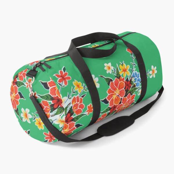 Item preview, Hibiscus flower mexican bouquet green oilcloth rosa mexicano tablecloth designed and sold by T-Mex.