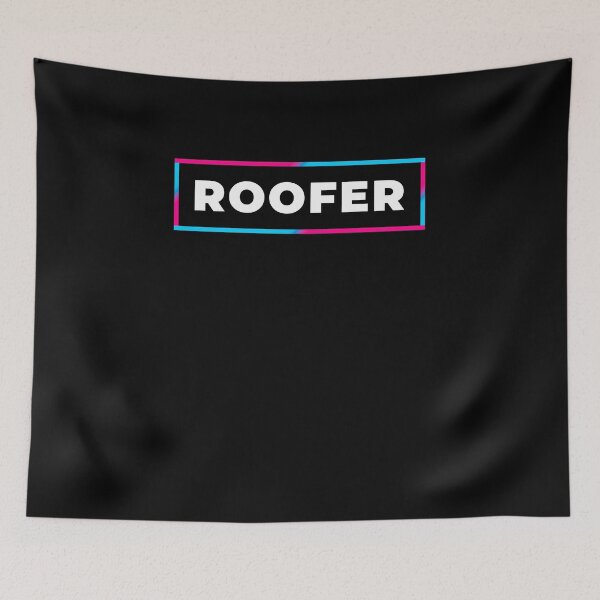 Item preview, Roofer retro gradient frame designed and sold by SVPOD.