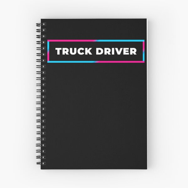 Item preview, Truck Driver retro gradient frame designed and sold by SVPOD.