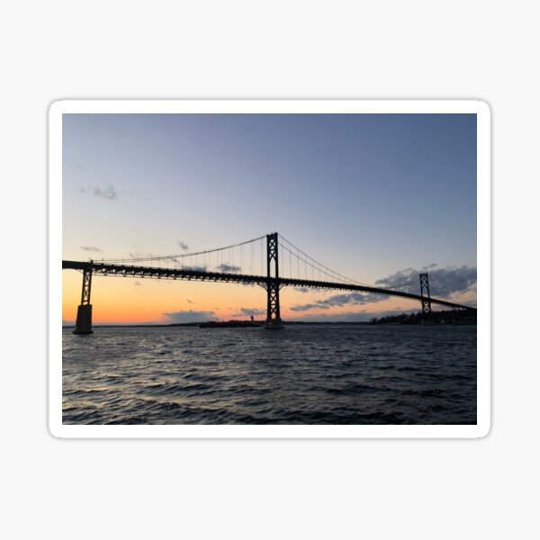 Item preview, Mount Hope Bridge Sunset designed and sold by Haley Woods.