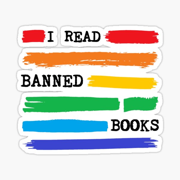 Artikel-Vorschau von Ich lese verbotene Bücher Rainbow | Geschenk für Bibliothekar der Woche der verbotenen Bücher, designt und verkauft von CuddleStore.