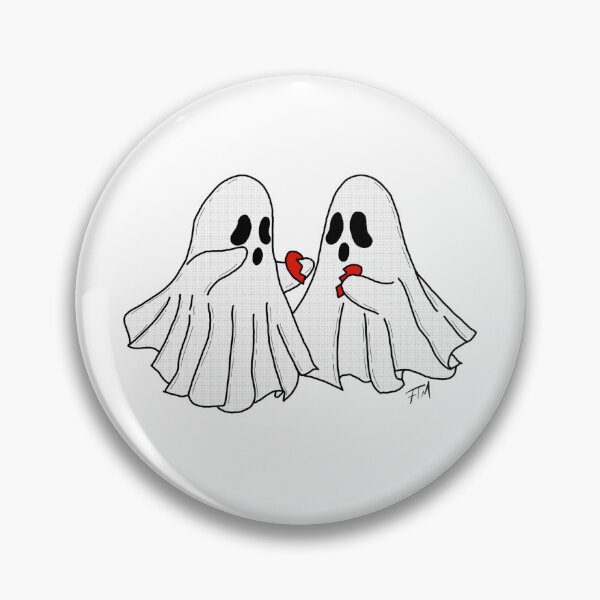 Item preview, Two Ghosts designed and sold by FoxTrotMadlyArt.
