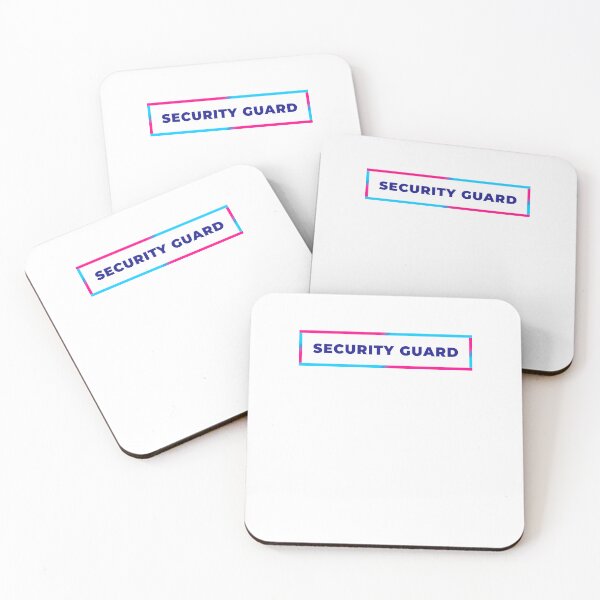 Item preview, Security guard retro colorful frame designed and sold by SVPOD.
