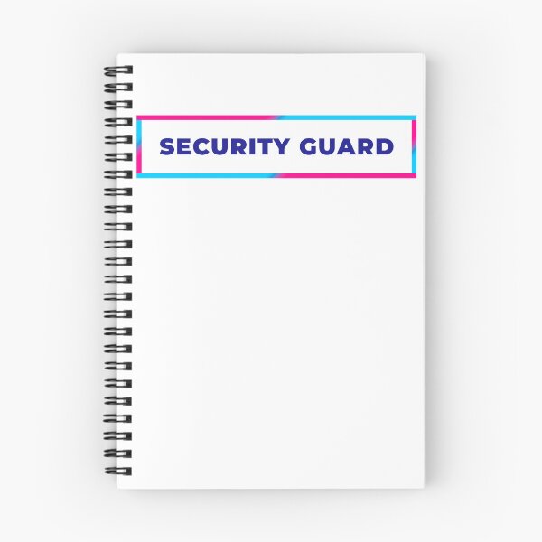 Item preview, Security guard retro colorful frame designed and sold by SVPOD.