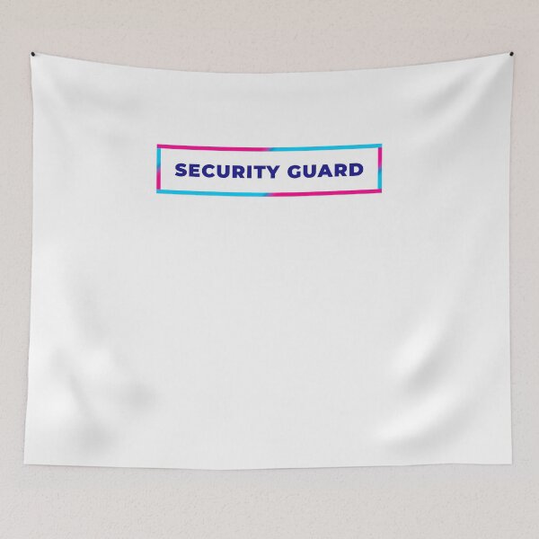 Item preview, Security guard retro colorful frame designed and sold by SVPOD.