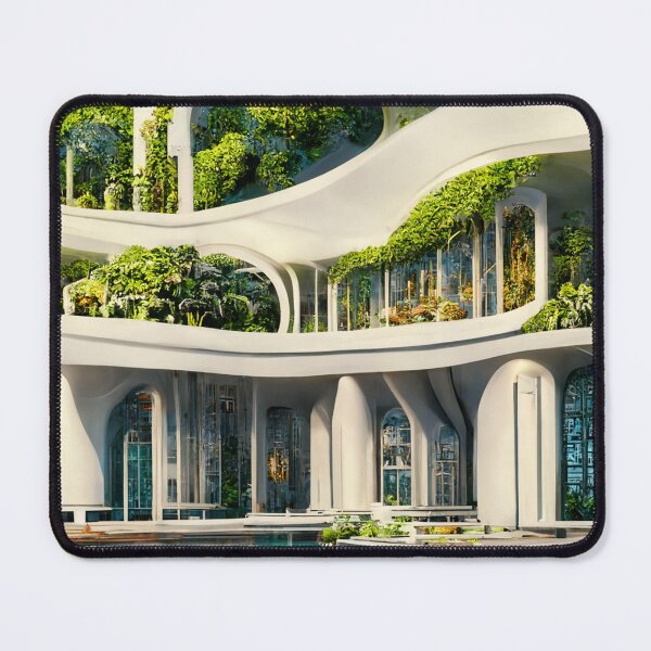 Item preview, Futuristic White House designed and sold by aiartdirection.