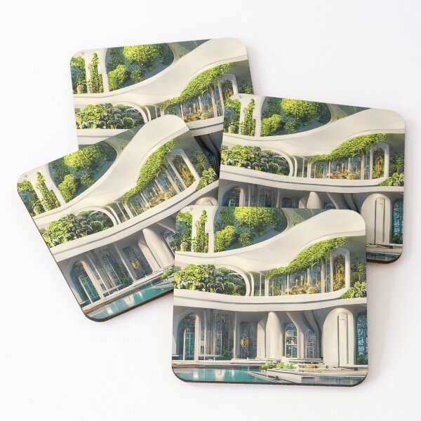 Item preview, Futuristic White House designed and sold by aiartdirection.