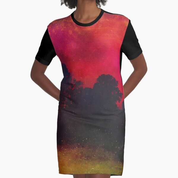 FARM HAZE WARM Graphic T-Shirt Dress