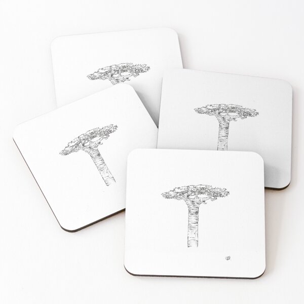 Item preview, Black and White Boabab Tree designed and sold by Jenna  Le Roux.