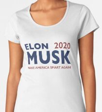Elon Musk 2020 - Make America Smart Again! Women's Premium T-Shirt