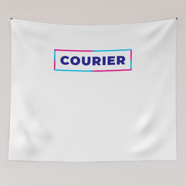Item preview, Courier retro colorful frame designed and sold by SVPOD.