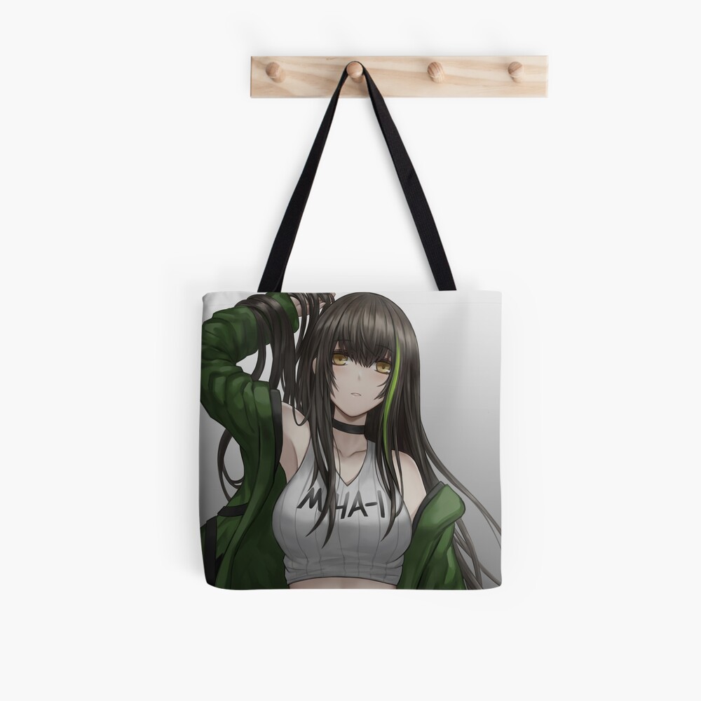 Hot M4a1 Girls Frontline With Gun Sexy Lewd Boobs Tits Hentai Anime Girl Tote Bag For Sale 3376