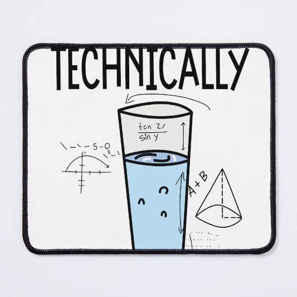Item preview, Technically, it's always full, Humor Science,Biology,Chemistry,Scientist,Galaxy,Physics designed and sold by CHOOSEYOURS SHOP.