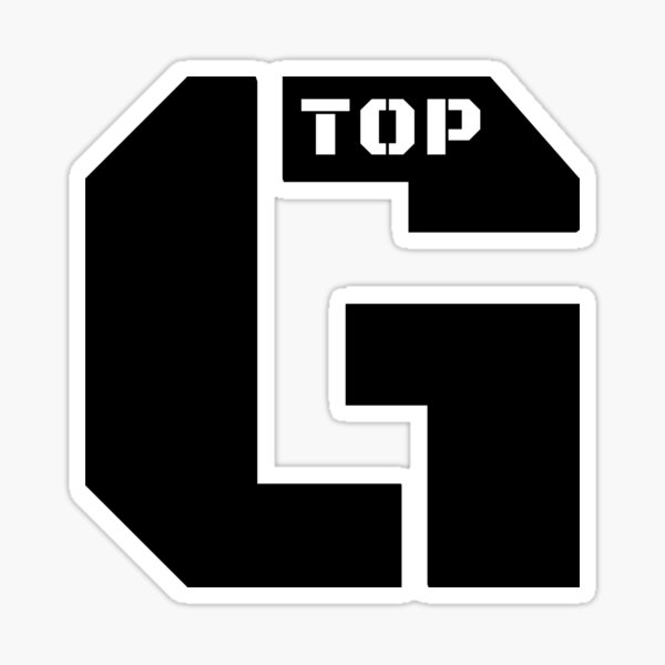 "Top G" Sticker for Sale by Ciprianos Redbubble