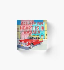 Camila Cabello Havana Acrylic Block
