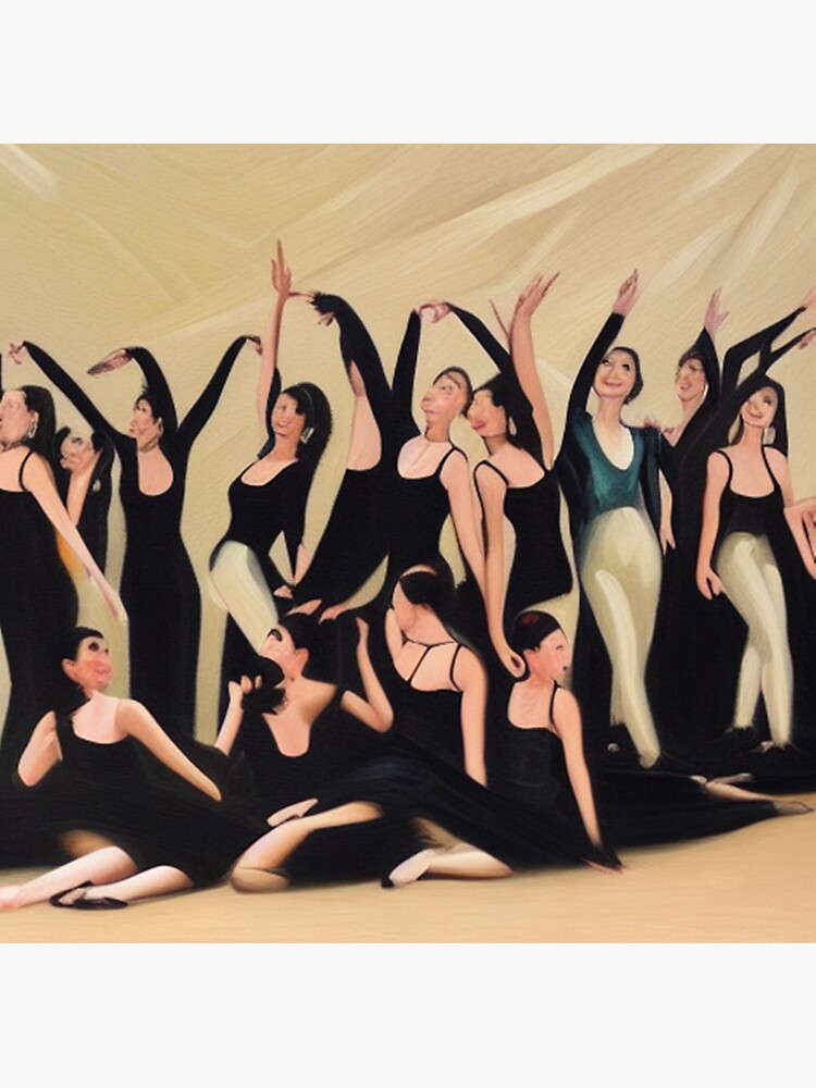 Thumbnail 3 of 3, Sticker, The Young Dancers designed and sold by Naim Halawi.