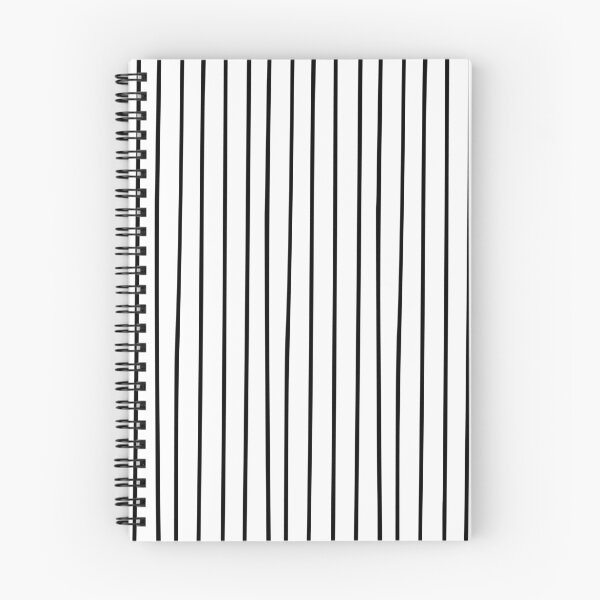 Item preview, Hand Drawn Lines Black and White Vertical Striped Abstract Pattern designed and sold by meggydesigns.