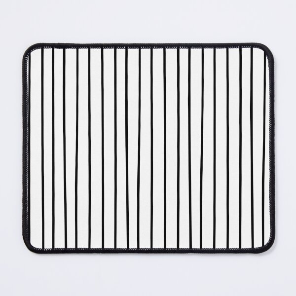 Item preview, Hand Drawn Lines Black and White Vertical Striped Abstract Pattern designed and sold by meggydesigns.