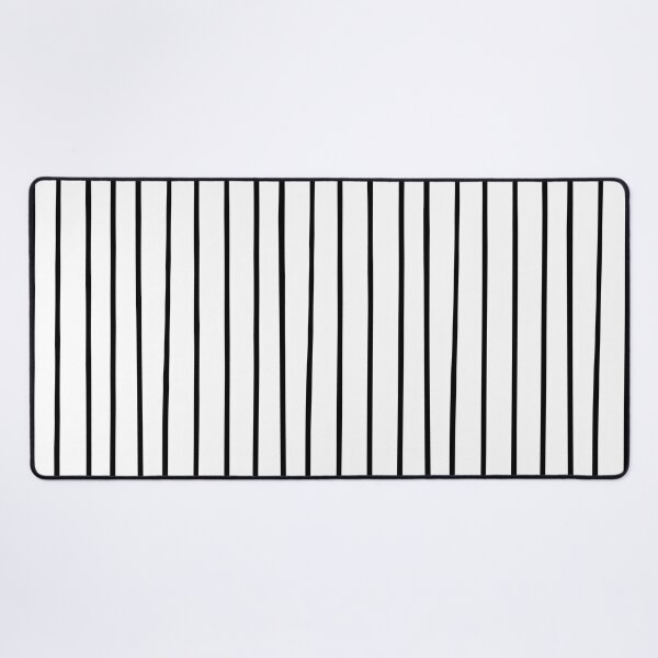 Item preview, Hand Drawn Lines Black and White Vertical Striped Abstract Pattern designed and sold by meggydesigns.