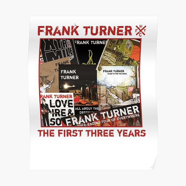 Frank Turner Posters for Sale | Redbubble