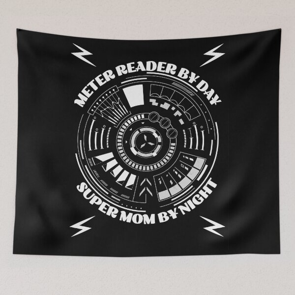 Item preview, Meter Reader By Day - Super Mom designed and sold by Rich Summers Art.