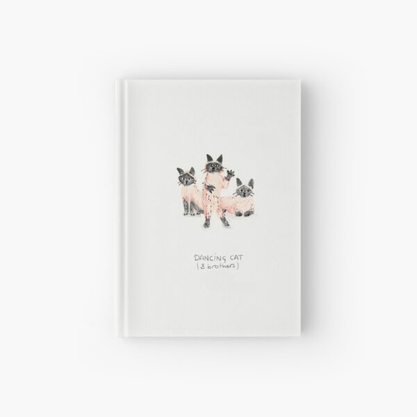 A cat dances, his brothers look the other way. Hardcover Journal